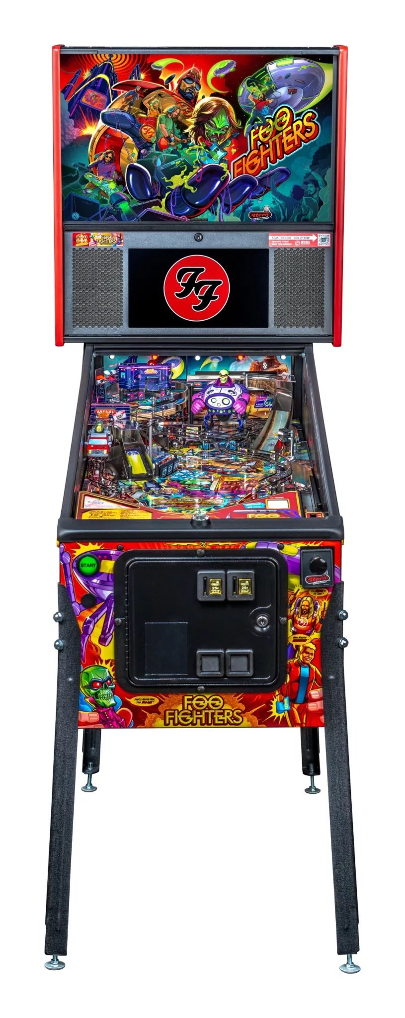 Stern Foo Fighters Premium Pinball Machine